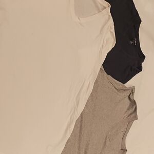 J. Crew Cream V-Neck T-Shirt